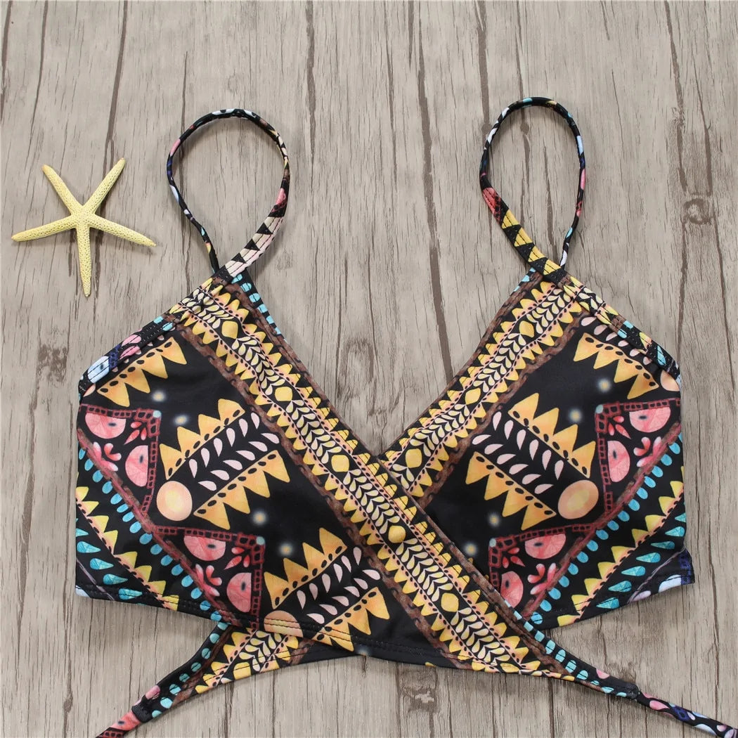 Womens - Aztec Bandage Bikini