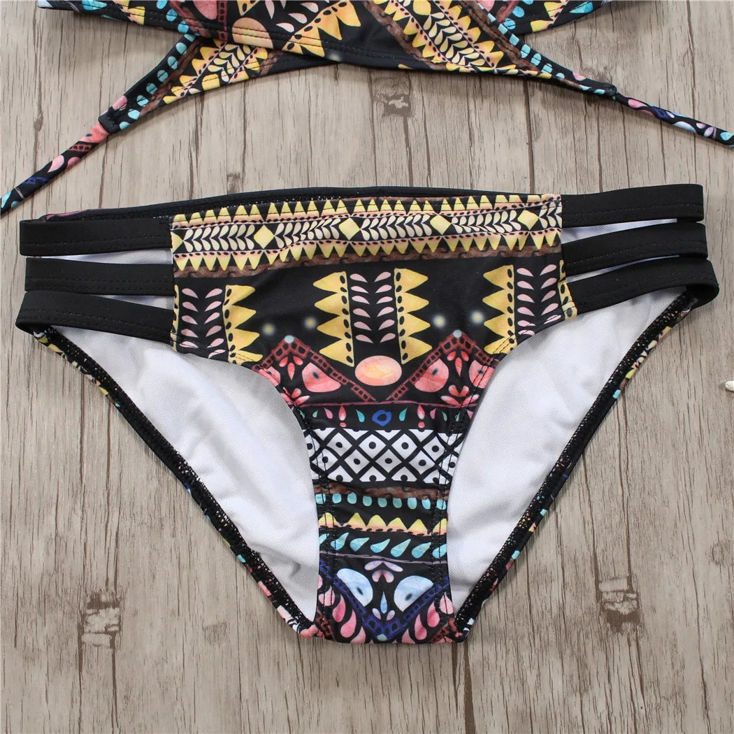 Womens - Aztec Bandage Bikini