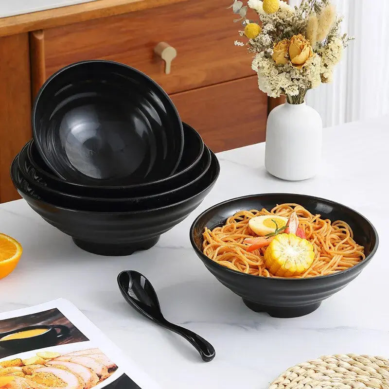 Kitchen - Pure Black Large Bowl