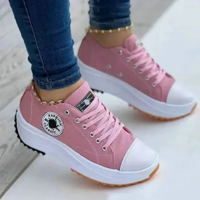 Women's - Canvas Comfort Sneakers