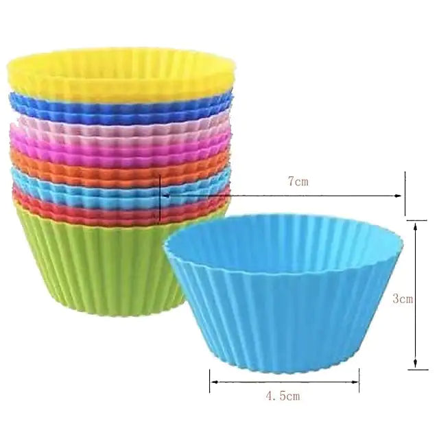 Kitchen - Reusable Silicone Baking Cups