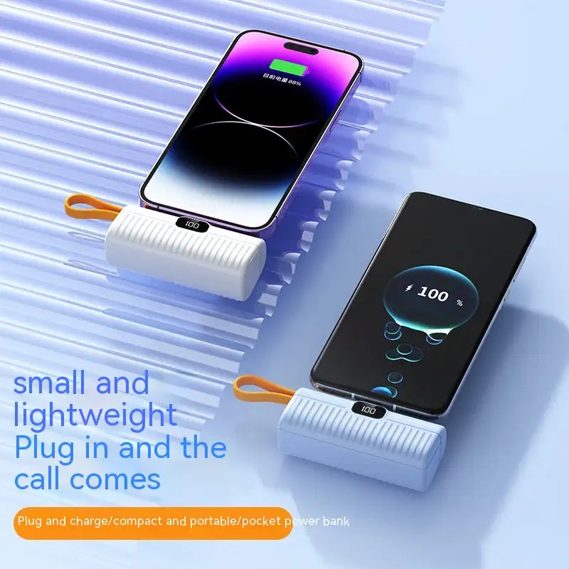 Portable Phone Charger - Power Bank Capsule