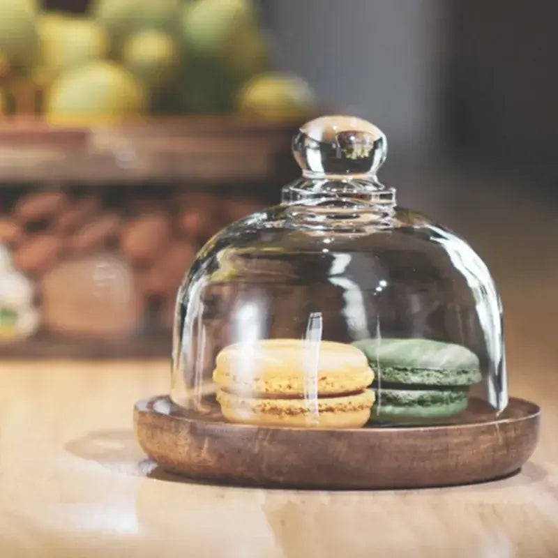 Kitchen - Glass Food Containers with Wooden Lid