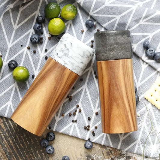 Kitchen  Item- Premium Wooden Marble Spice Spray Bottle