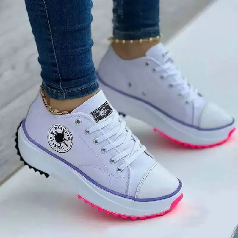 Women's - Canvas Comfort Sneakers