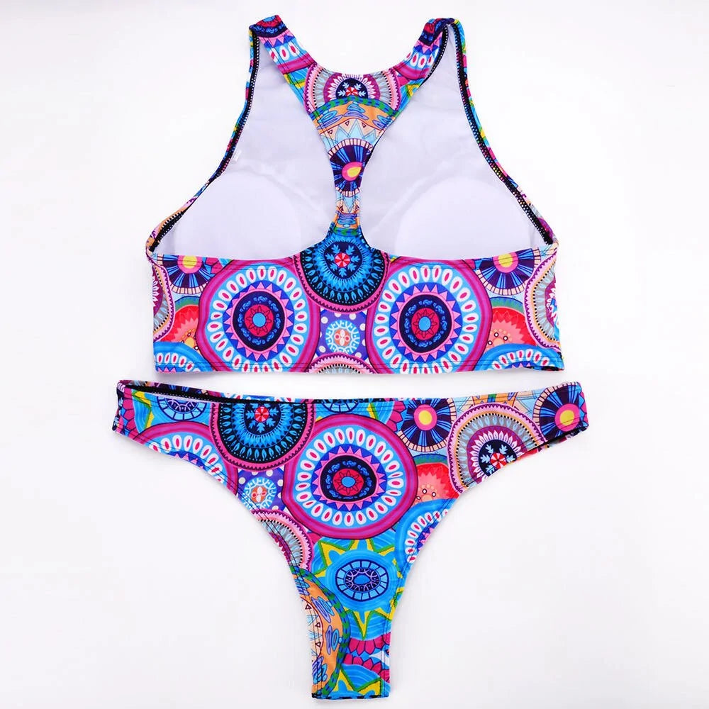 Womens - Bandage Push-Up Bikini Set