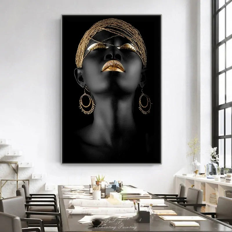 African Modern Art Canvas