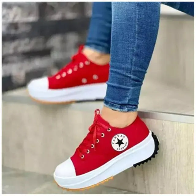 Women's - Canvas Comfort Sneakers