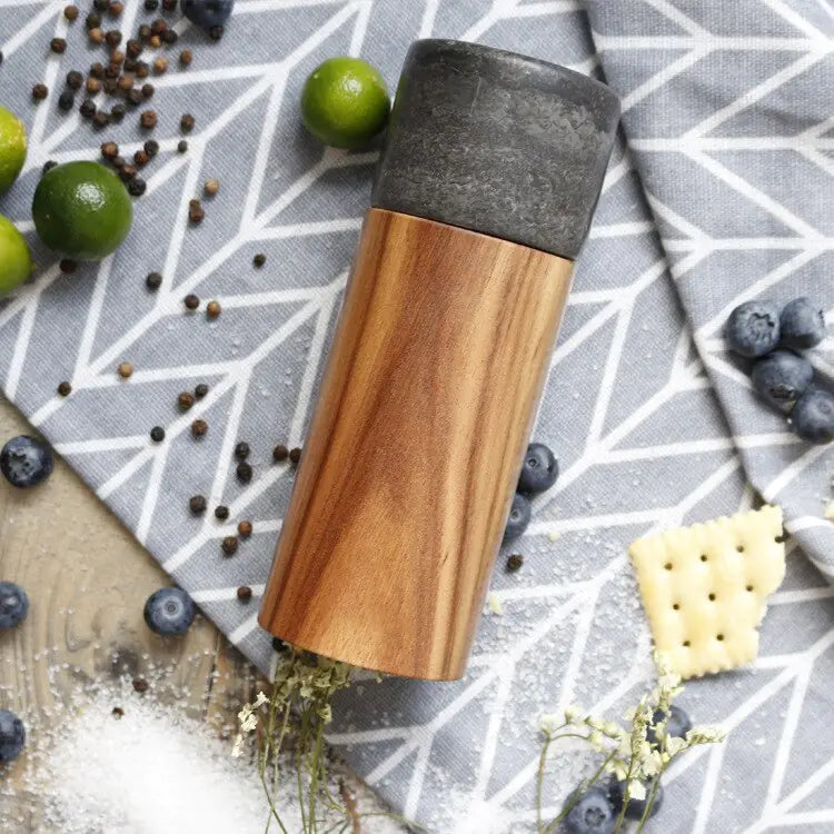 Kitchen  Item- Premium Wooden Marble Spice Spray Bottle