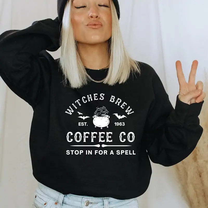 Womens Clothing - Witches Brew Coffee Co Sweatshirt