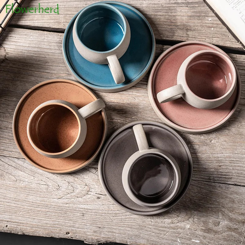 Ceramic Coffee Mugs - Earth Style