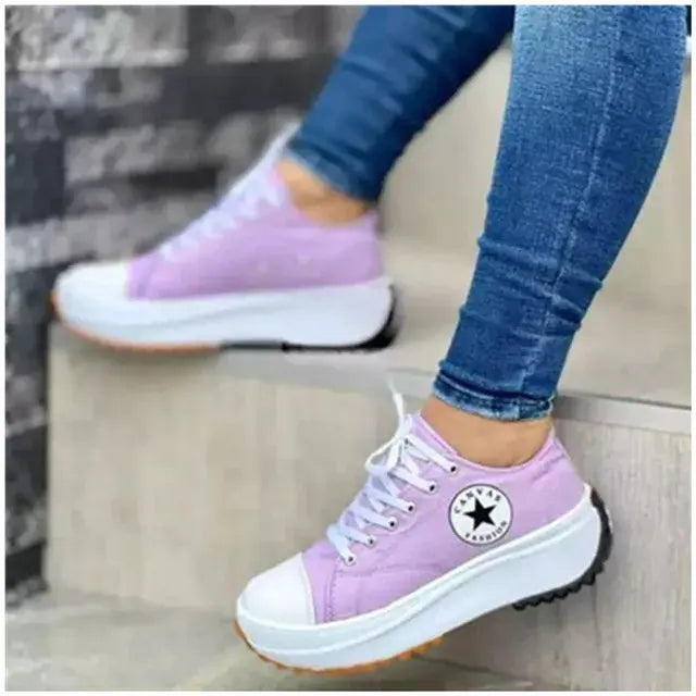 Women's - Canvas Comfort Sneakers