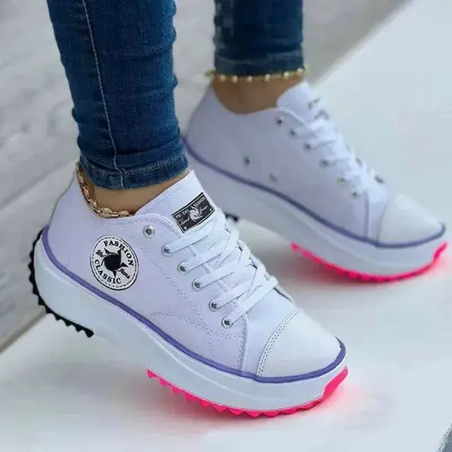 Women's - Canvas Comfort Sneakers