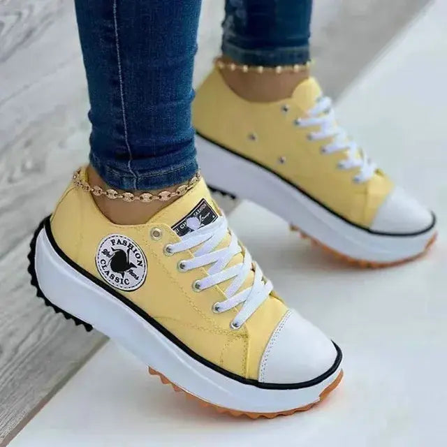 Women's - Canvas Comfort Sneakers